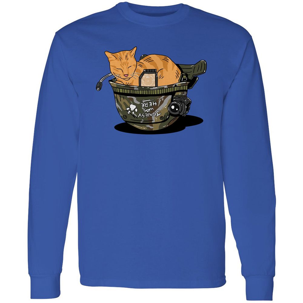 Long Sleeve T-Shirt - XFGT8W8H - Royal - 4