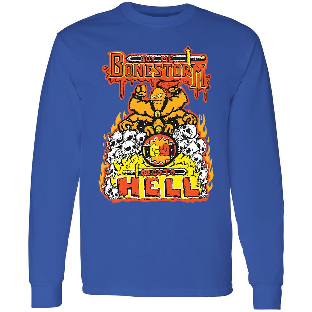 Long Sleeve T-Shirt - 5JJMVSED - Royal - 4