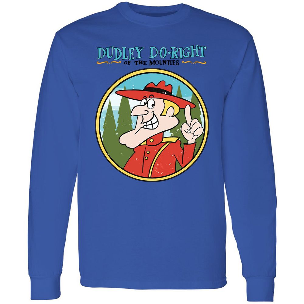 Long Sleeve T-Shirt - 16YS7KM1 - Royal - 4