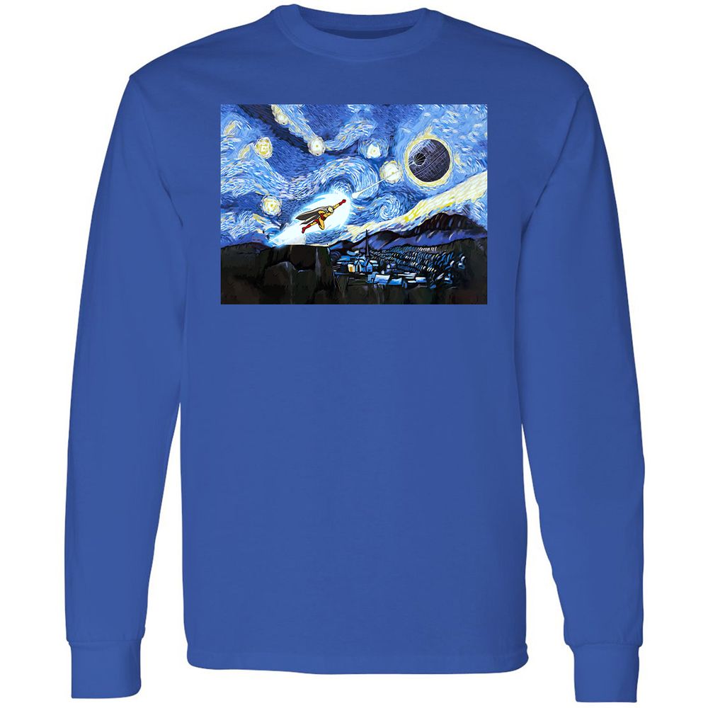 Long Sleeve T-Shirt - 1KH4U8LZ - Royal - 4
