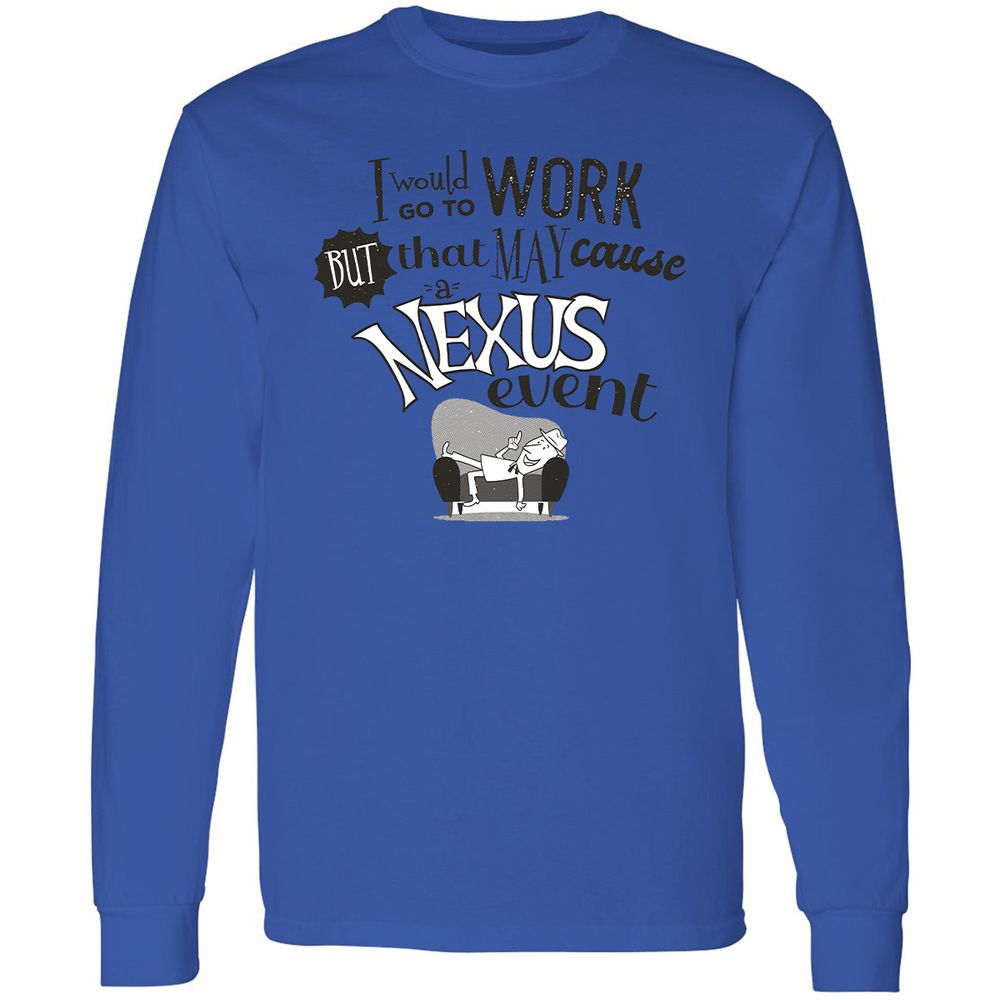 Long Sleeve T-Shirt - BRZEFXN5 - Royal - 4