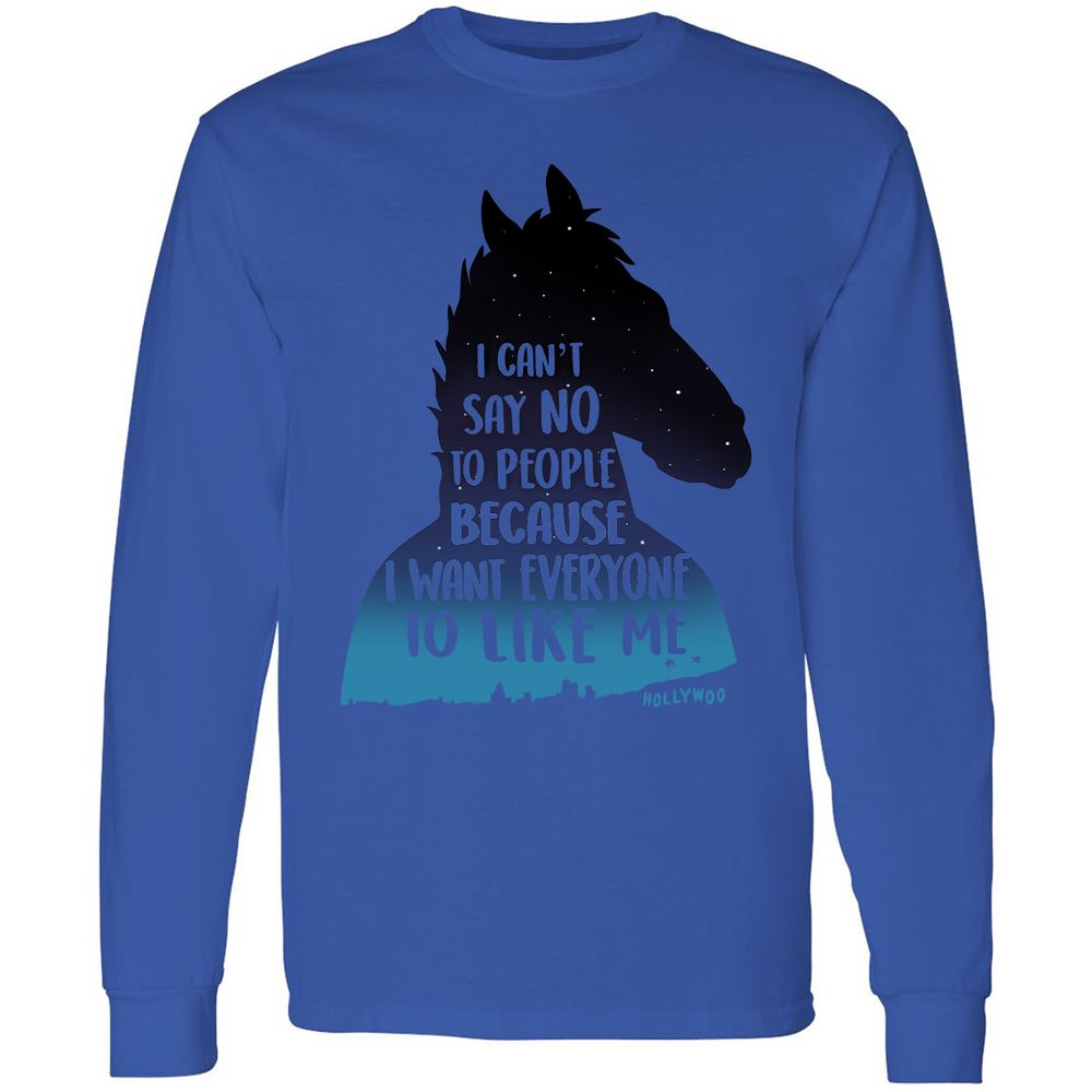 Long Sleeve T-Shirt - JLF587SS - Royal - 4