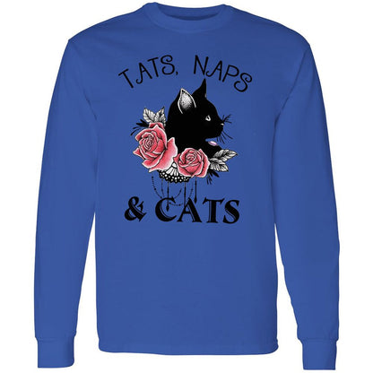 Long Sleeve T-Shirt - RG7L1MEH - Royal - 4