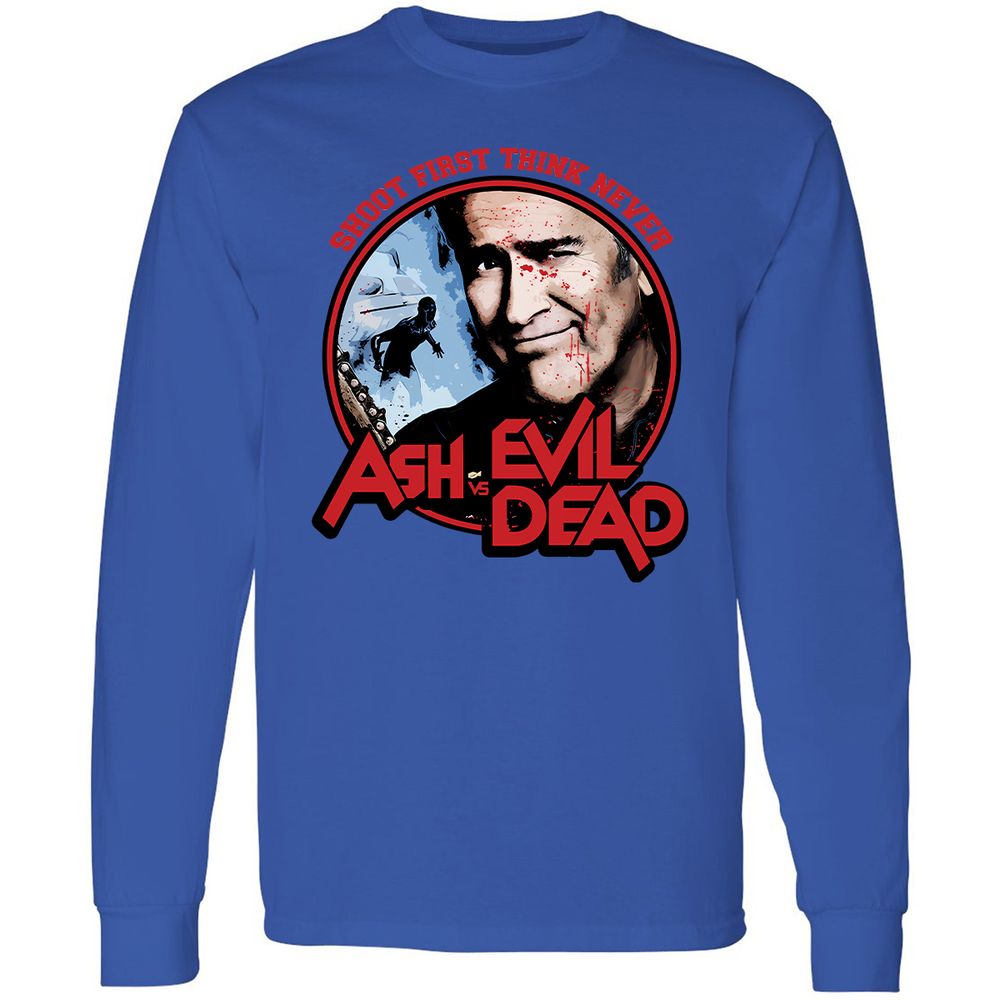 Long Sleeve T-Shirt - LFHJND7F - Royal - 4