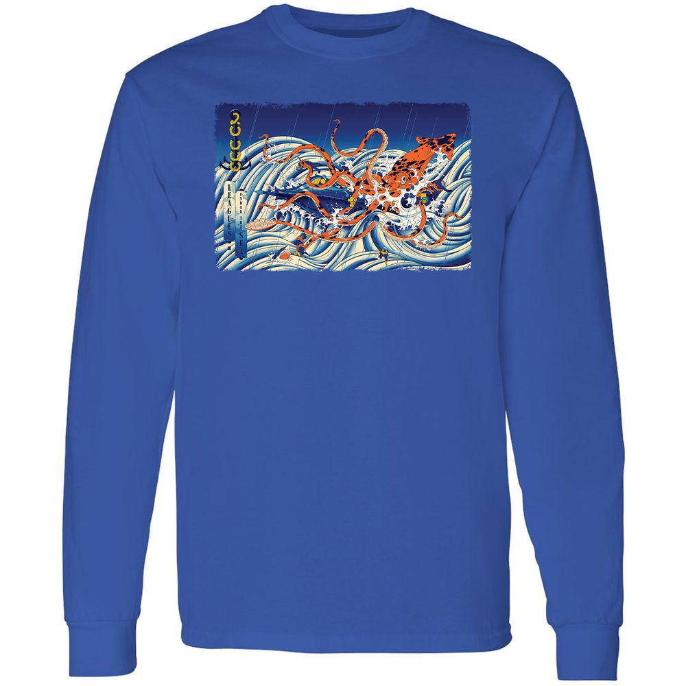 Long Sleeve T-Shirt - XQVHDVQ8 - Royal - 4