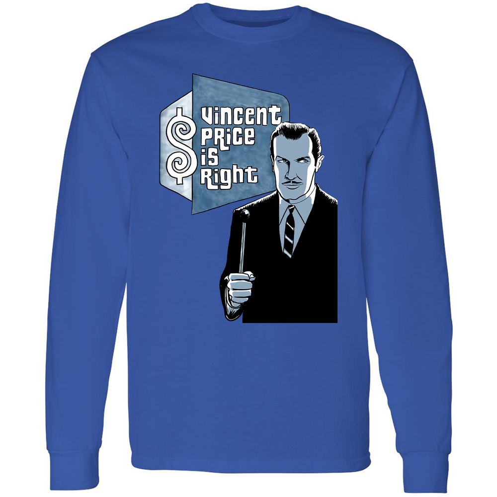 Long Sleeve T-Shirt - KRK8YWXU - Royal - 4