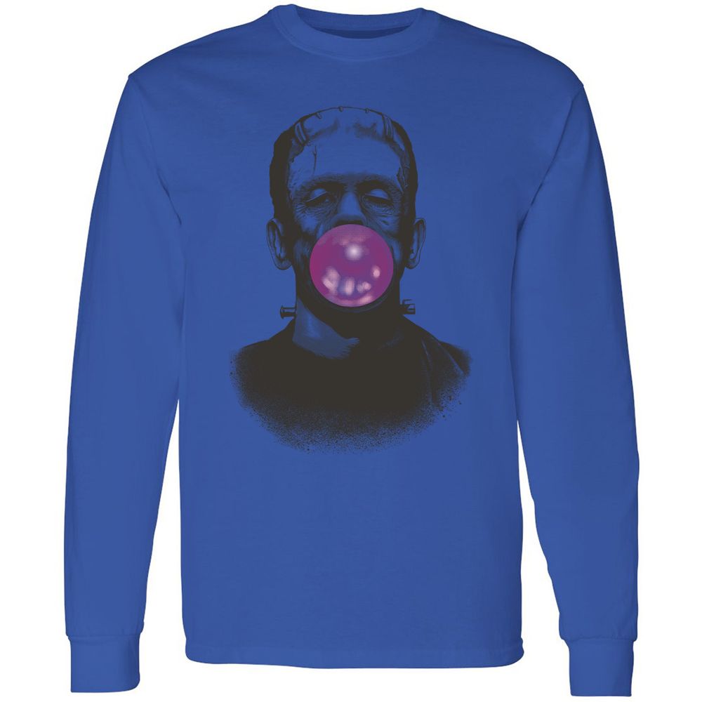 Long Sleeve T-Shirt - XH6BDKLZ - Royal - 4