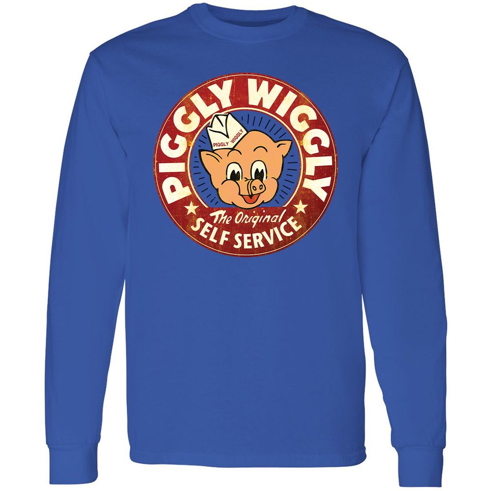 Long Sleeve T-Shirt - W6JRKHWB - Royal - 4