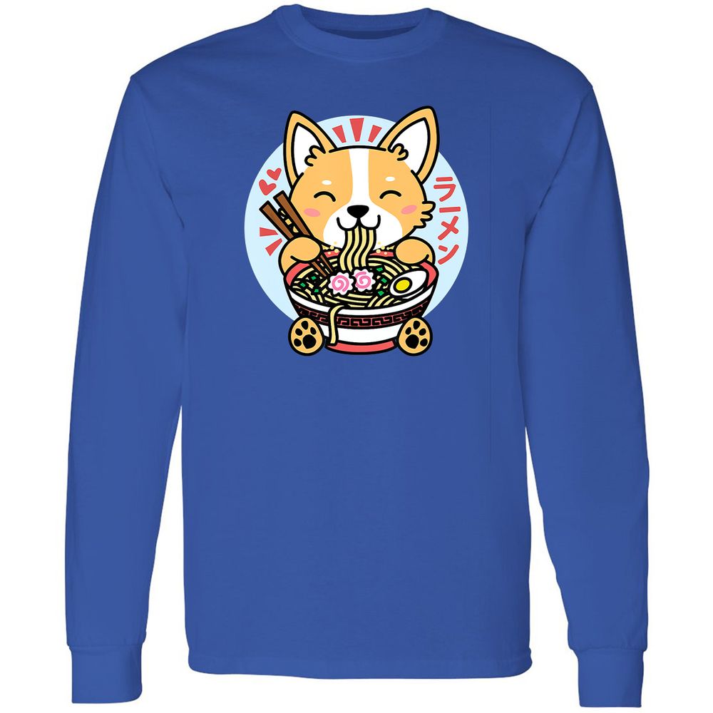 Long Sleeve T-Shirt - 3T7GFJZ7 - Royal - 4
