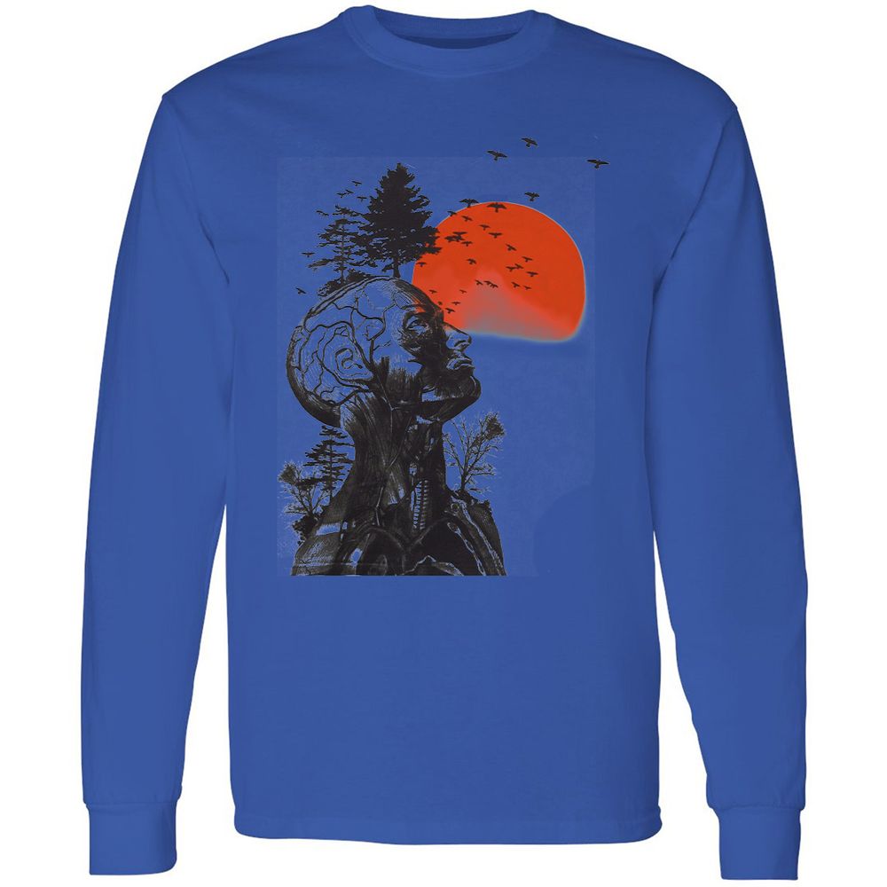Long Sleeve T-Shirt - AY1LBZCS - Royal - 4