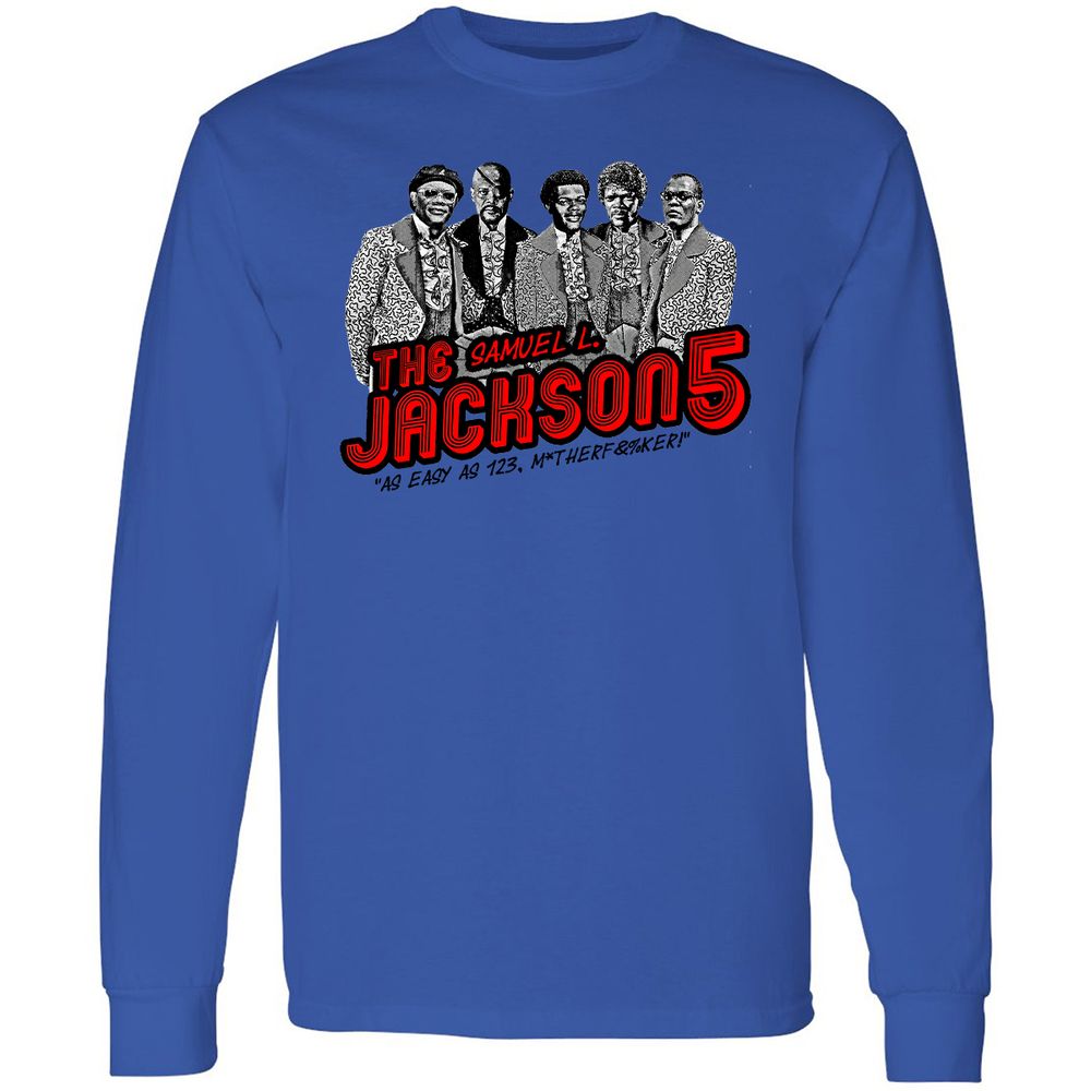Long Sleeve T-Shirt - GXJSESKK - Royal - 4