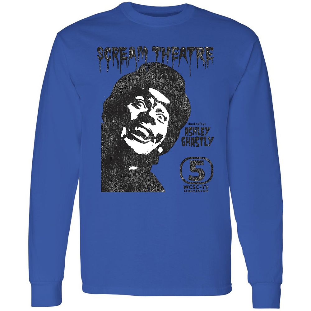 Long Sleeve T-Shirt - 6RA2EL7E - Royal - 4