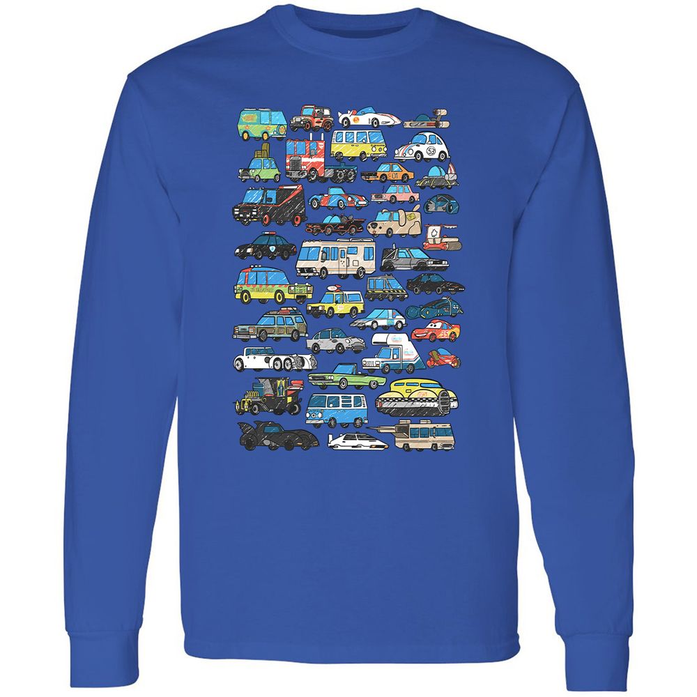 Long Sleeve T-Shirt - JK22N8UX - Royal - 4