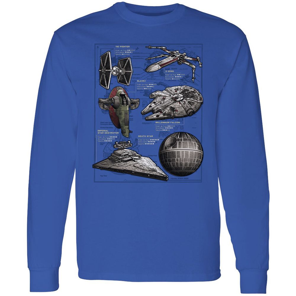 Long Sleeve T-Shirt - C9HYLYR7 - Royal - 4