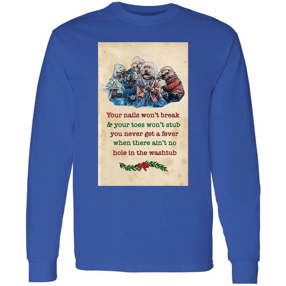 Long Sleeve T-Shirt - NBPDHWVD - Royal - 4