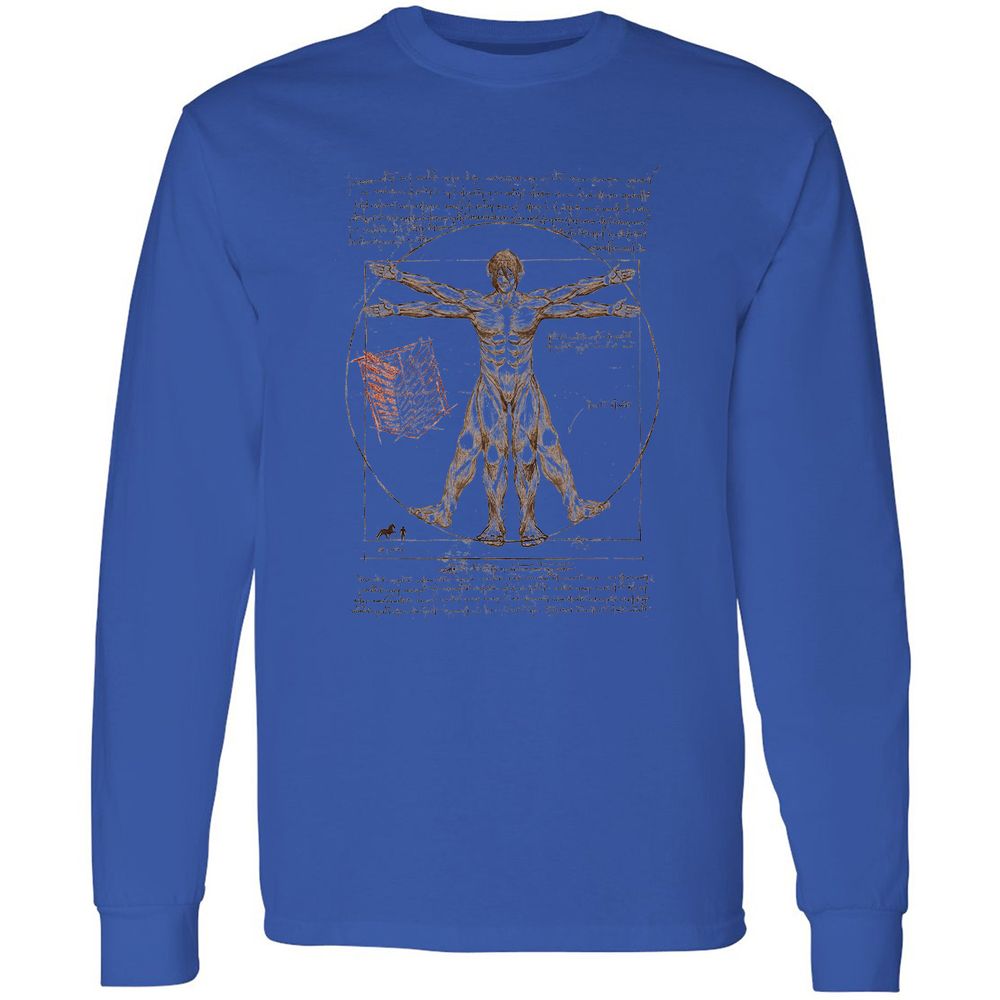 Long Sleeve T-Shirt - KFMUD5YX - Royal - 4