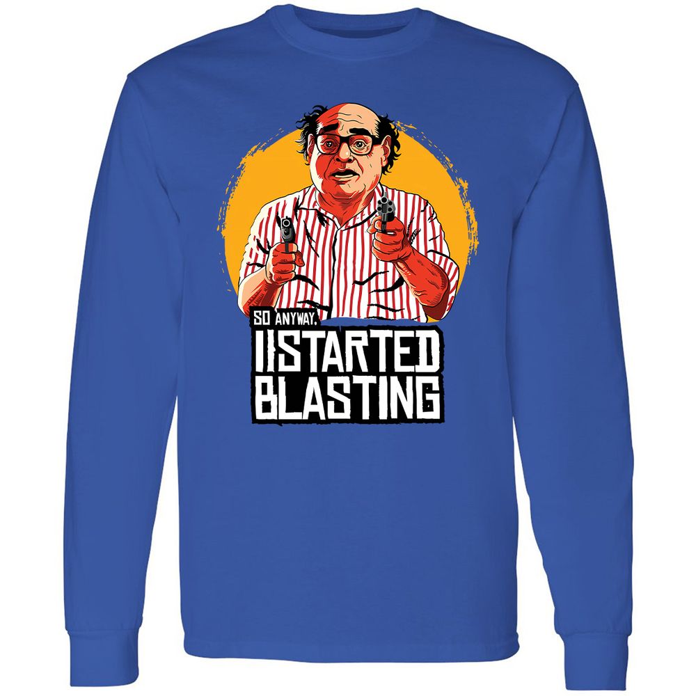 Long Sleeve T-Shirt - D3Y4KWHA - Royal - 4