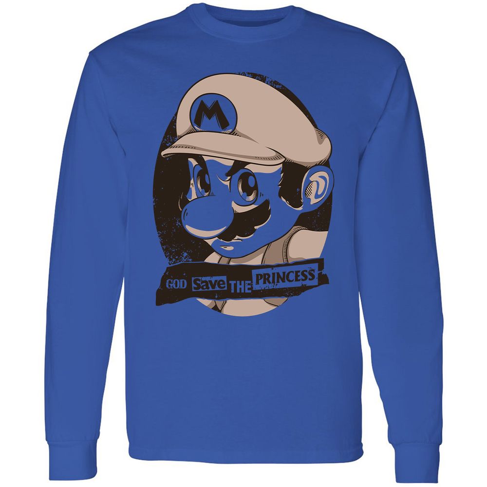 Long Sleeve T-Shirt - DMVSF6QW - Royal - 4
