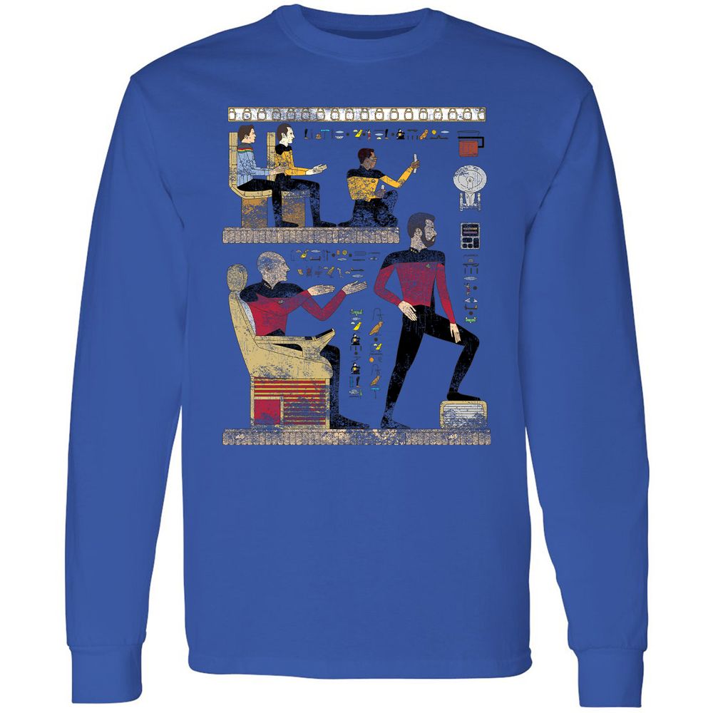 Long Sleeve T-Shirt - CT7ZJ1X4 - Royal - 4