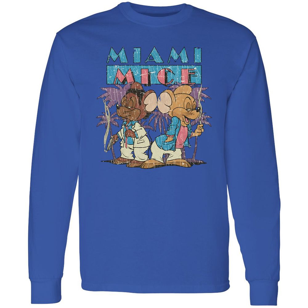 Long Sleeve T-Shirt - 7FEKQFJ3 - Royal - 4