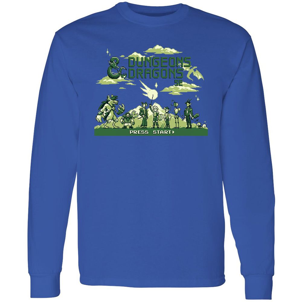 Long Sleeve T-Shirt - 6A7GSUSG - Royal - 4