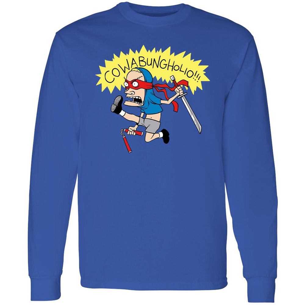 Long Sleeve T-Shirt - B65DHVKK - Royal - 4