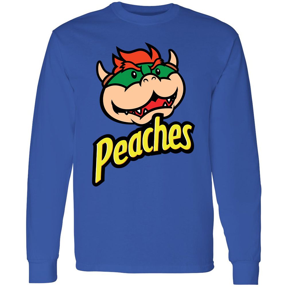 Long Sleeve T-Shirt - 8ZCTH6AK - Royal - 4