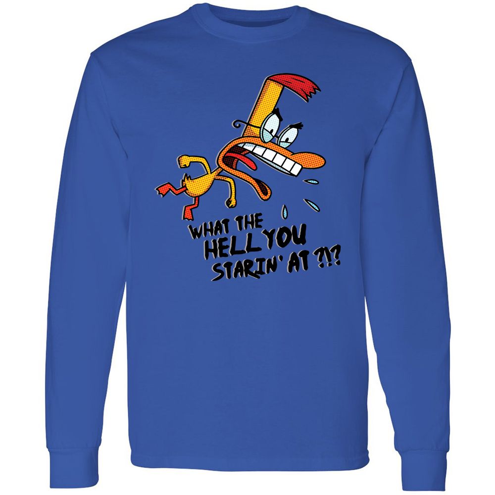 Long Sleeve T-Shirt - E44SDB72 - Royal - 4