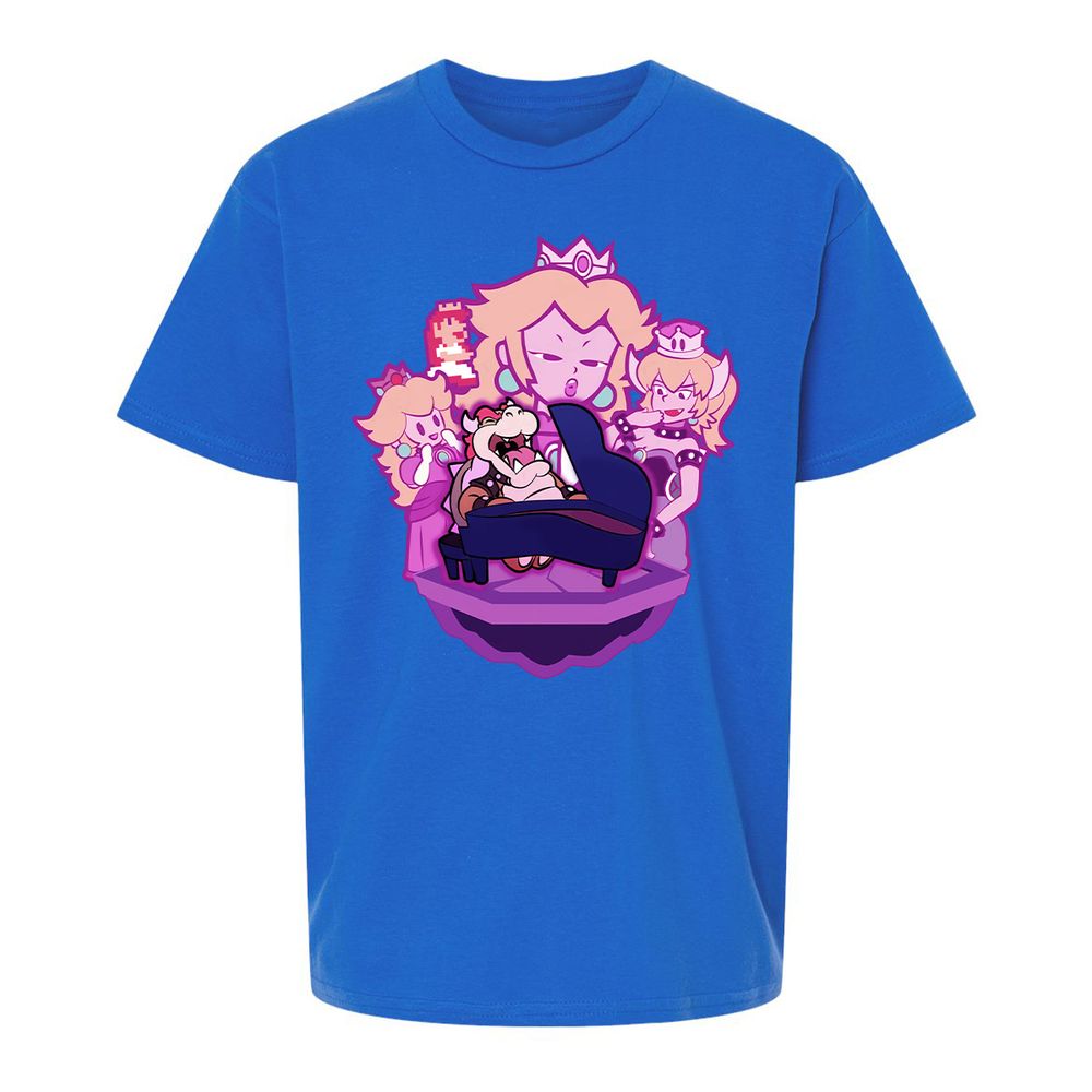 Kids T-Shirt - WMQJLNXH - Royal - 4