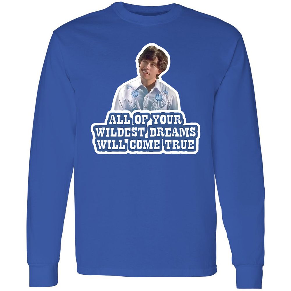 Long Sleeve T-Shirt - 3ZKD3MXL - Royal - 4