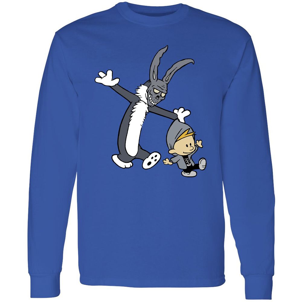 Long Sleeve T-Shirt - VTJN93HQ - Royal - 4