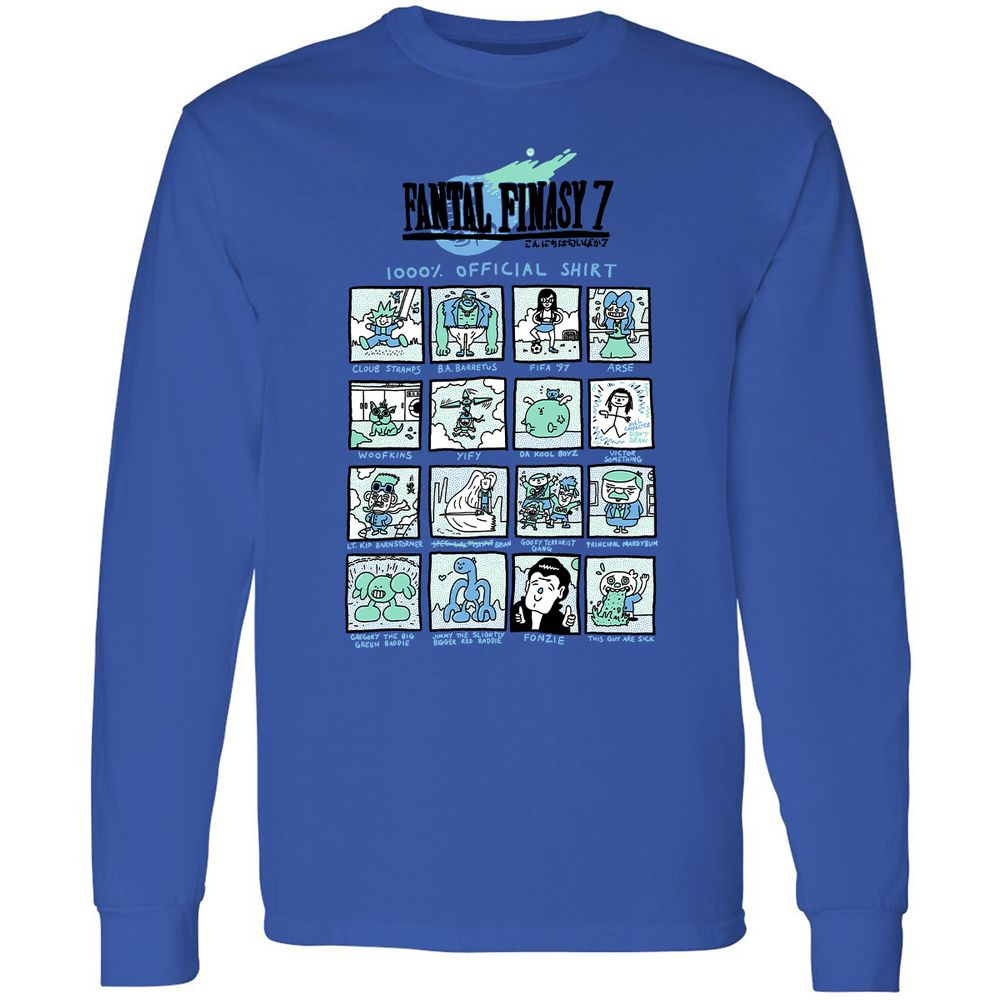 Long Sleeve T-Shirt - PEMHH2B4 - Royal - 4