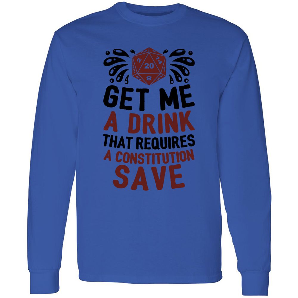 Long Sleeve T-Shirt - 5T3GSAAA - Royal - 4