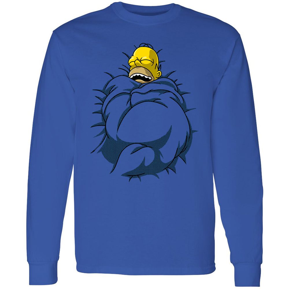 Long Sleeve T-Shirt - LMF734TT - Royal - 4