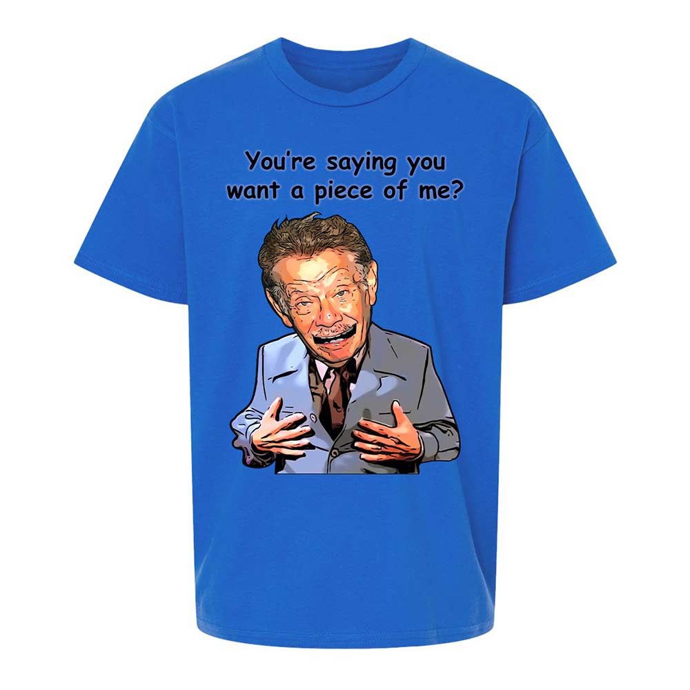 Kids T-Shirt - YB1XK6GJ - Royal - 4