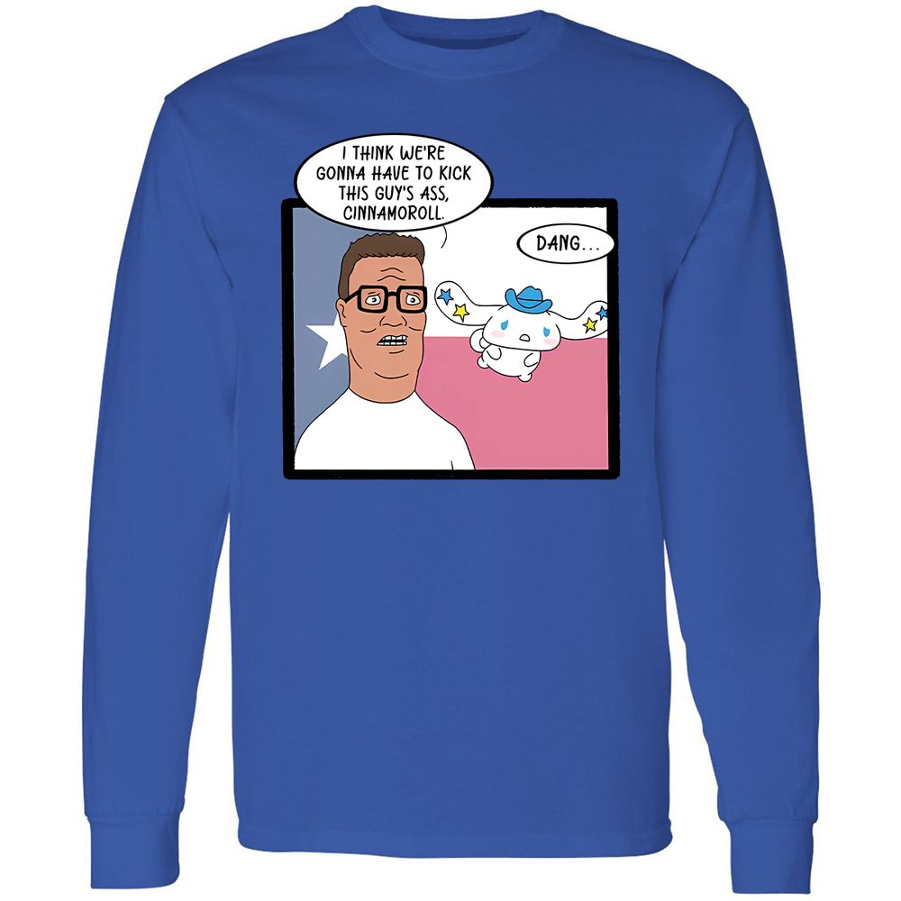 Long Sleeve T-Shirt - 7QHU6Z2X - Royal - 4