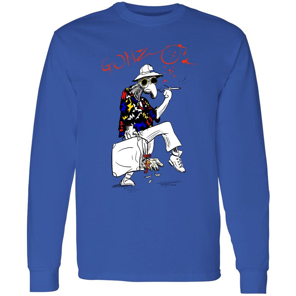 Long Sleeve T-Shirt - 4KDSZ31K - Royal - 4