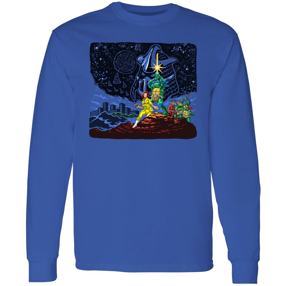 Long Sleeve T-Shirt - 5QSWVQ76 - Royal - 4