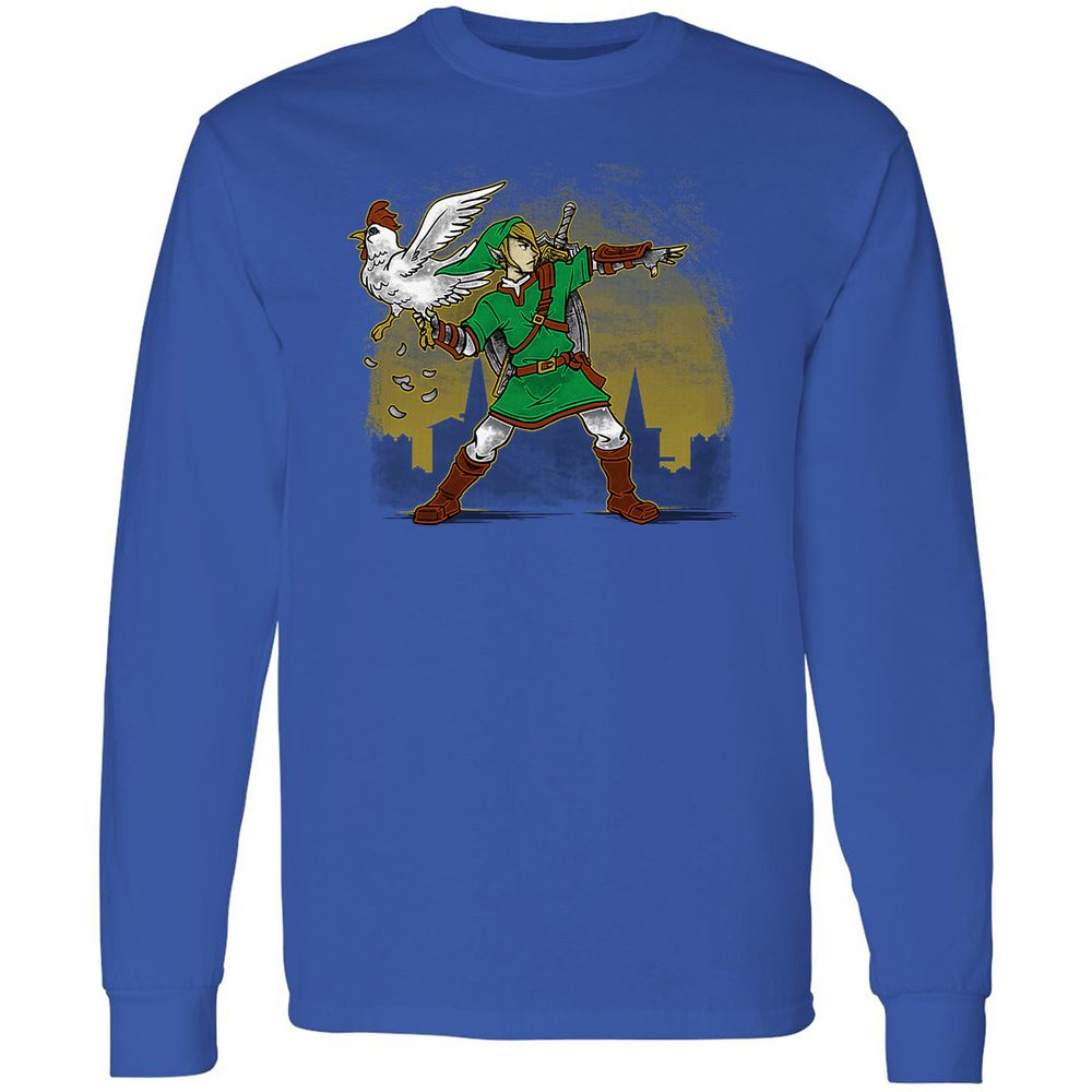 Long Sleeve T-Shirt - E6NVD2U5 - Royal - 4