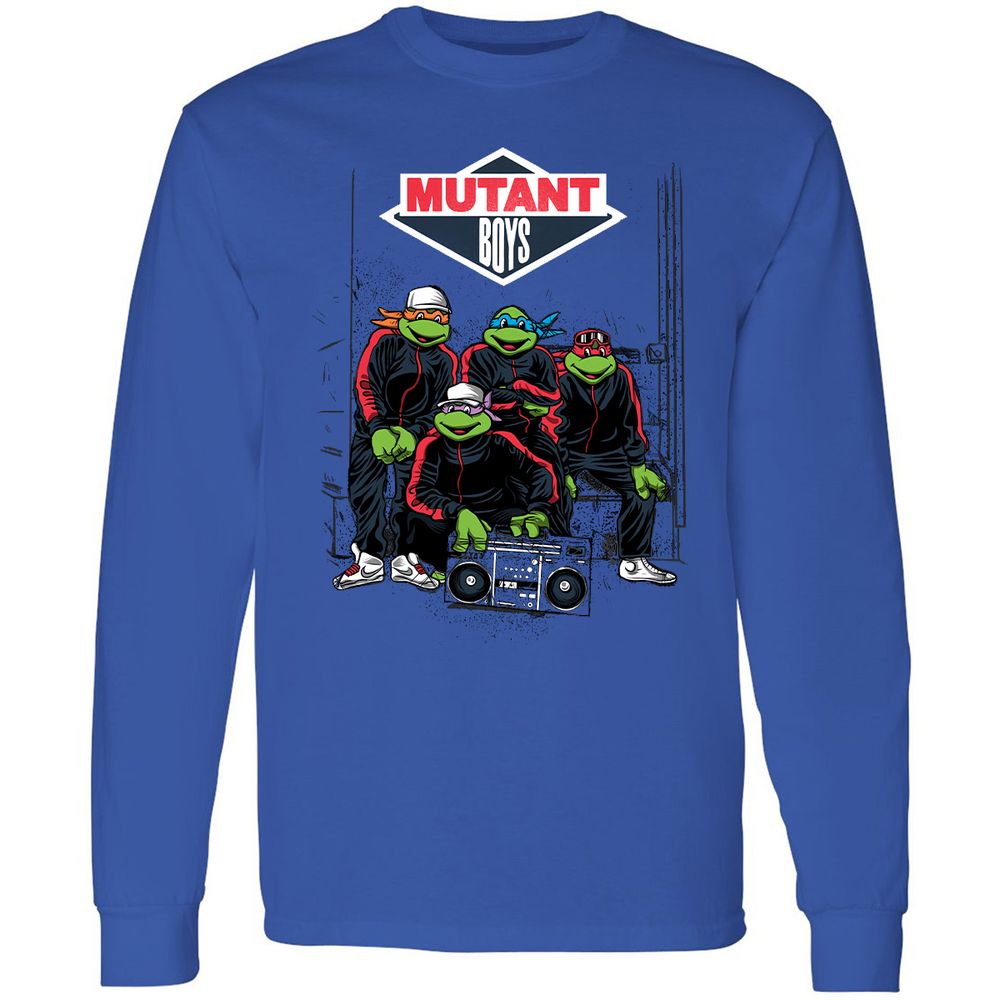 Long Sleeve T-Shirt - 1NGP53JY - Royal - 4