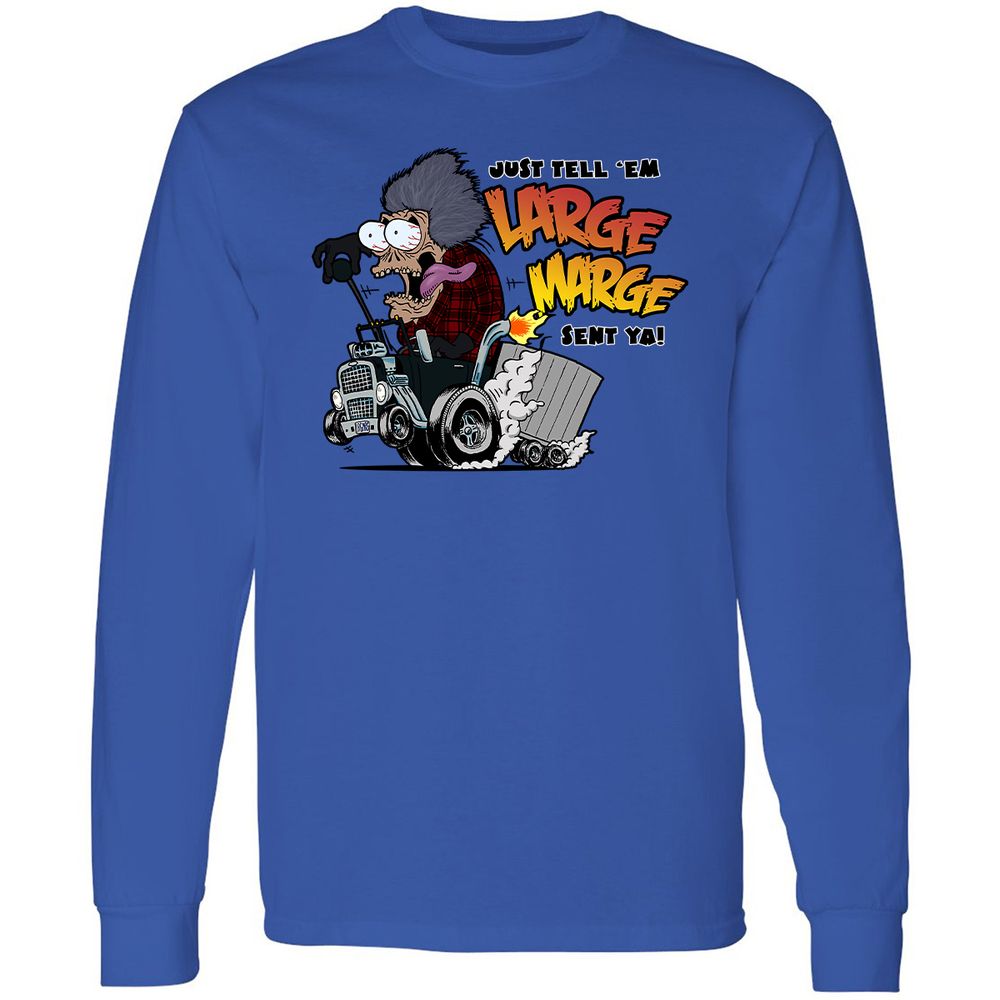 Long Sleeve T-Shirt - 6ESRHJCR - Royal - 4