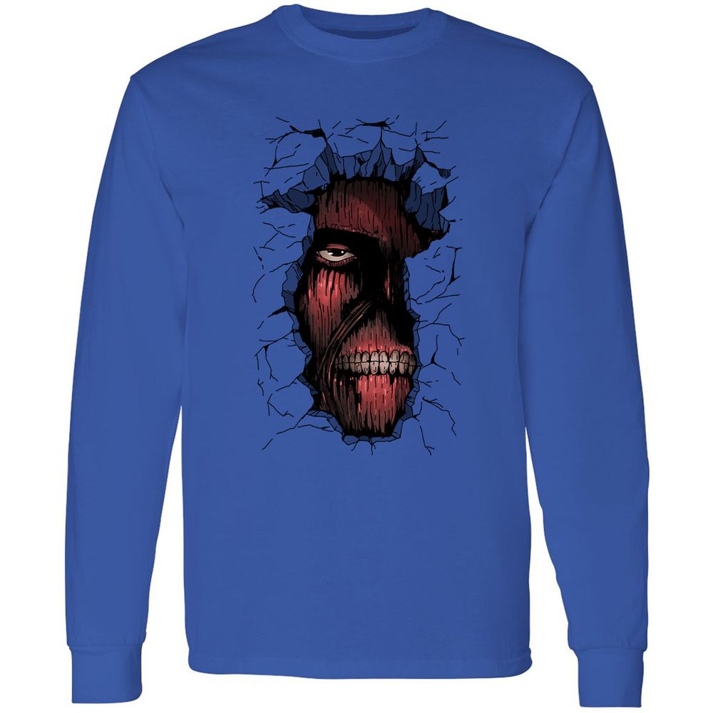 Long Sleeve T-Shirt - 629PBVG1 - Royal - 4