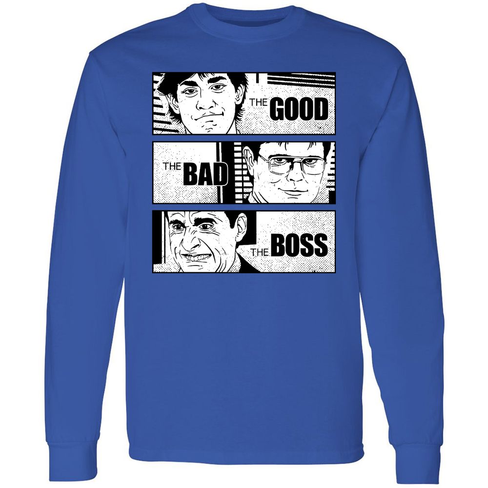 Long Sleeve T-Shirt - 8347BQJ3 - Royal - 4