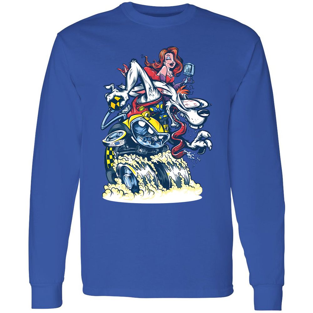 Long Sleeve T-Shirt - NAE183UN - Royal - 4