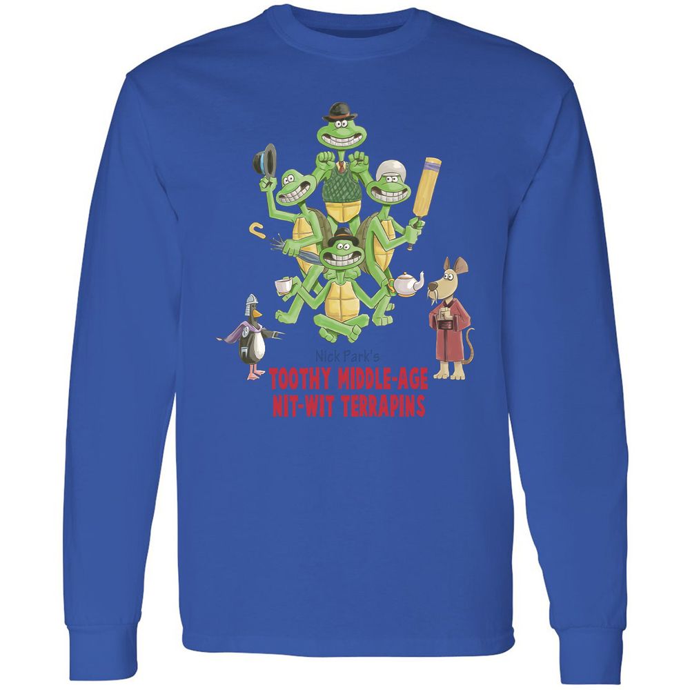 Long Sleeve T-Shirt - 1M3VG2J1 - Royal - 4