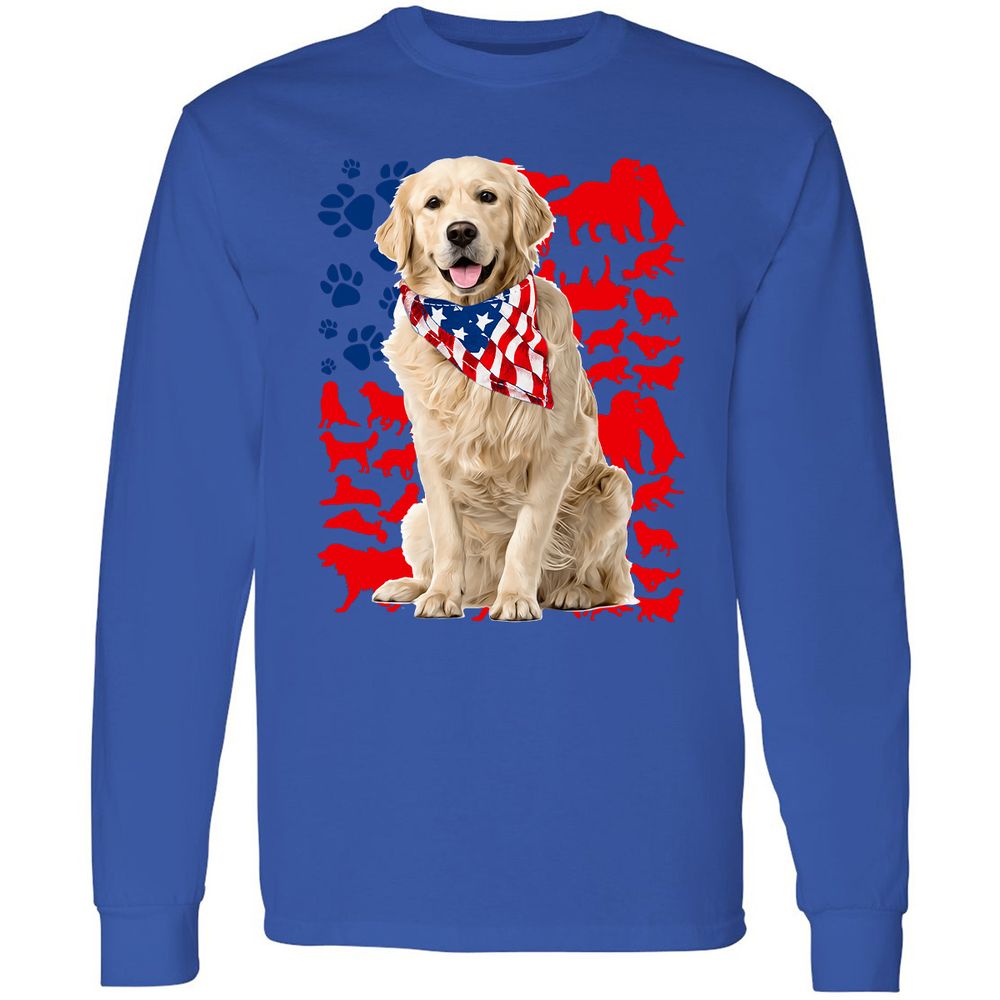 Long Sleeve T-Shirt - HTXGWX8B - Royal - 4