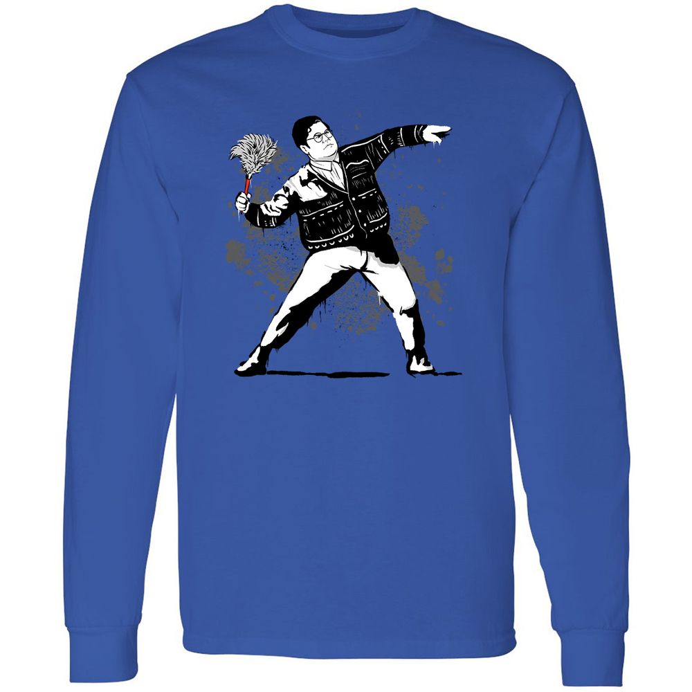 Long Sleeve T-Shirt - 7RWSM3B7 - Royal - 4