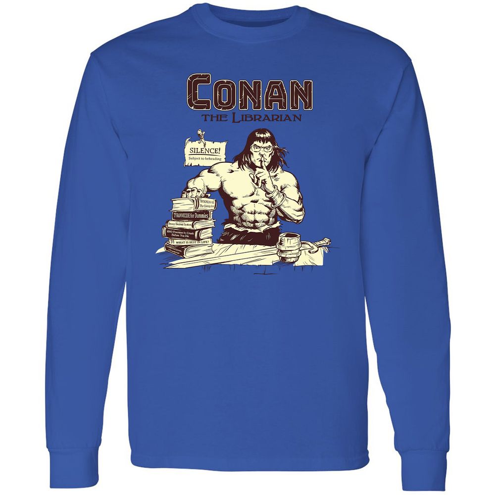 Long Sleeve T-Shirt - 4THUSR1L - Royal - 4