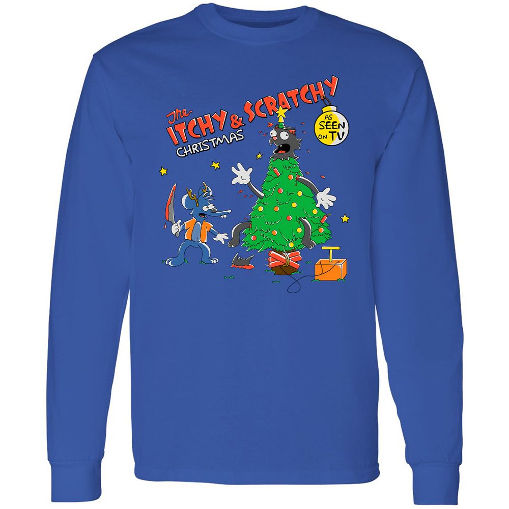 Long Sleeve T-Shirt - JXYD3LGD - Royal - 4