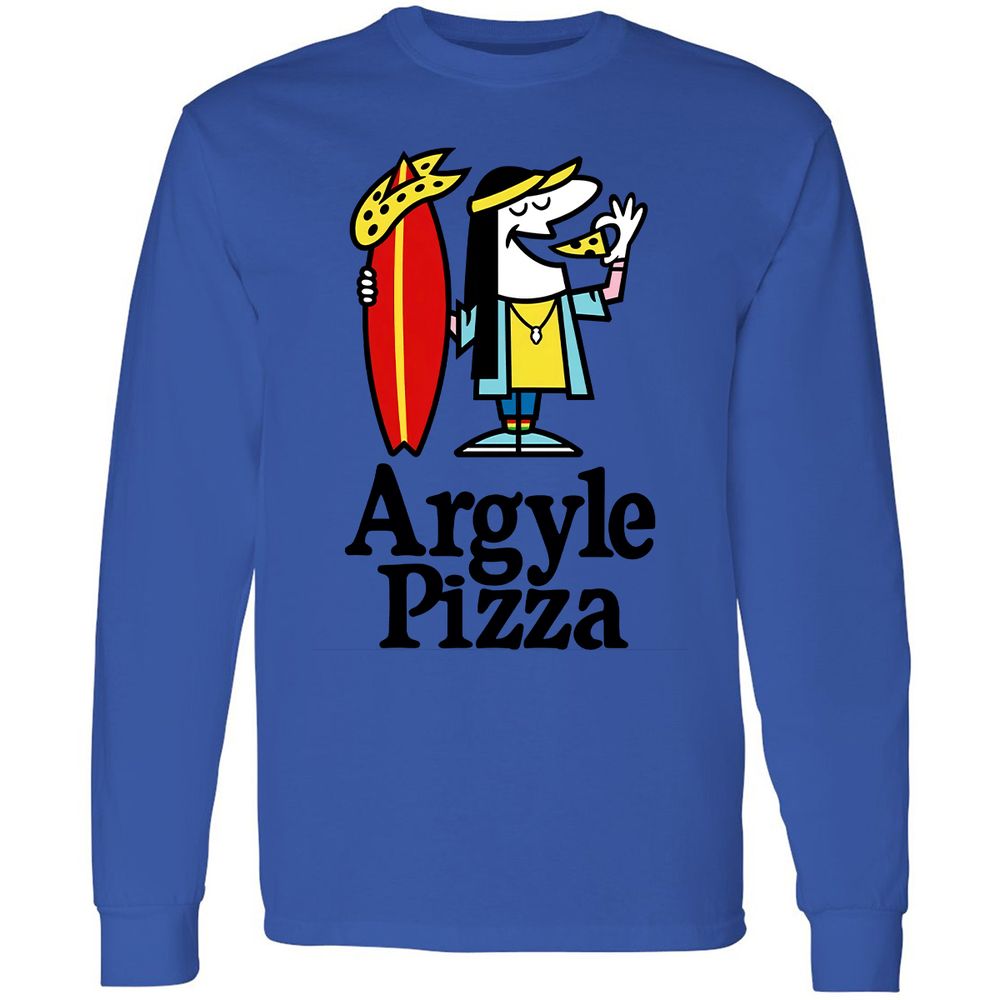 Long Sleeve T-Shirt - 25VCLJVH - Royal - 4